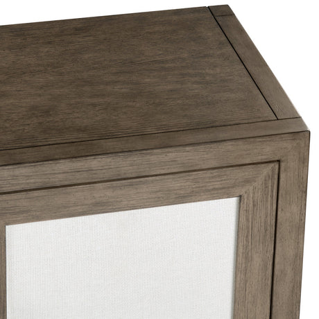 Finn Brown/White Two-Door Cabinet - Ornate Home