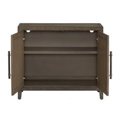Finn Brown/White Two-Door Cabinet - Ornate Home