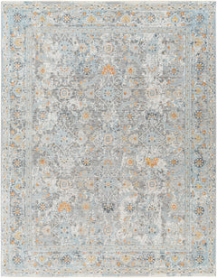 Finn Silver Blue Area Rug - Clearance - Ornate Home