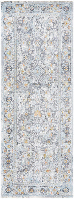 Finn Silver Blue Area Rug - Clearance - Ornate Home