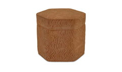 Finn Terracotta Storage Ottoman - Ornate Home
