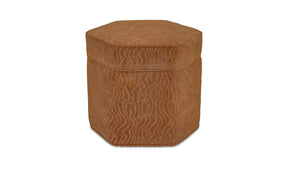 Finn Terracotta Storage Ottoman - Ornate Home