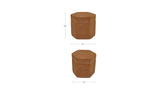 Finn Terracotta Storage Ottoman - Ornate Home