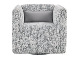 Finnegan Gray Swivel Chair - Ornate Home