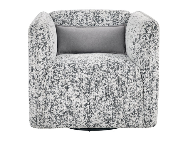 Finnegan Gray Swivel Chair - Ornate Home