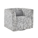 Finnegan Gray Swivel Chair - Ornate Home