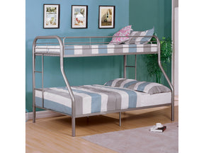 Finnerty Silver Twin/FullBunk Bed - Ornate Home