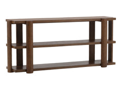 Finnian Brown Low Bookcase - Ornate Home