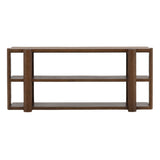 Finnian Brown Low Bookcase - Ornate Home