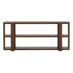 Finnian Brown Low Bookcase - Ornate Home