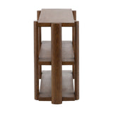 Finnian Brown Low Bookcase - Ornate Home