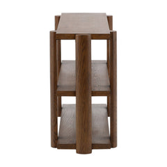 Finnian Brown Low Bookcase - Ornate Home