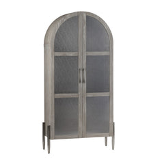 Finnley Brown/White Curio Cabinet - Ornate Home