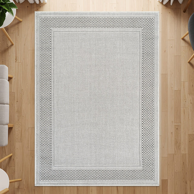 Fiora Bone 6 Jute-Look Rug | Indoor/Outdoor Elegance - Ornate Home