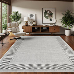 Fiora Bone 6 Jute-Look Rug | Indoor/Outdoor Elegance - Ornate Home