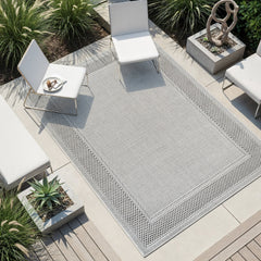 Fiora Bone 6 Jute-Look Rug | Indoor/Outdoor Elegance - Ornate Home