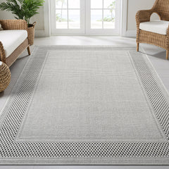 Fiora Bone 6 Jute-Look Rug | Indoor/Outdoor Elegance - Ornate Home