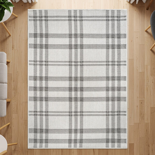 Fiora Bone 7 Jute-Look Rug | Indoor/Outdoor Elegance - Ornate Home