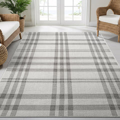 Fiora Bone 7 Jute-Look Rug | Indoor/Outdoor Elegance - Ornate Home