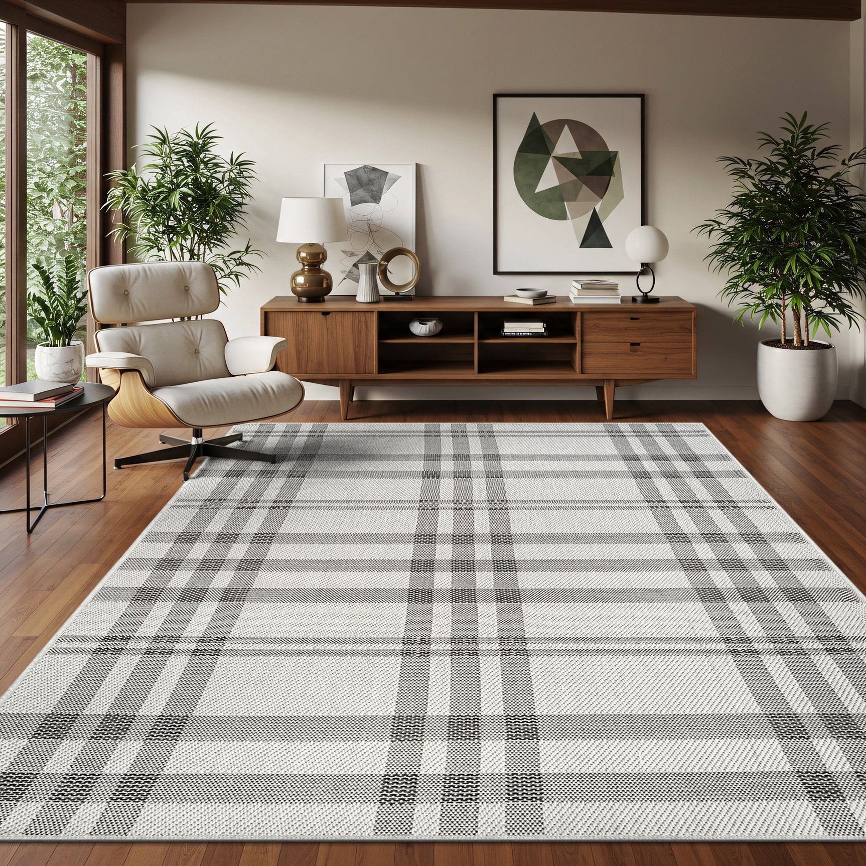 Fiora Bone 7 Jute-Look Rug | Indoor/Outdoor Elegance - Ornate Home