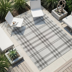 Fiora Bone 7 Jute-Look Rug | Indoor/Outdoor Elegance - Ornate Home