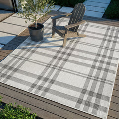 Fiora Bone 7 Jute-Look Rug | Indoor/Outdoor Elegance - Ornate Home