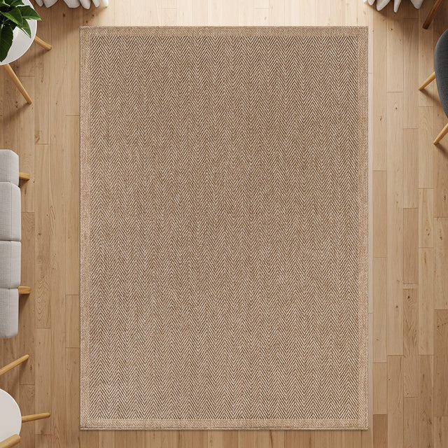 Fiora Natural 1 Jute-Look Area Rug | Hose & Go Cleaning - Ornate Home