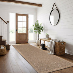 Fiora Natural 1 Jute-Look Area Rug | Hose & Go Cleaning - Ornate Home