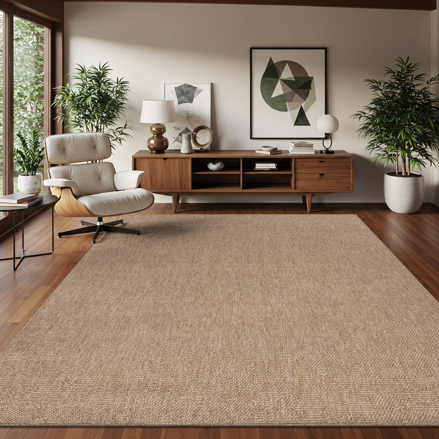 Fiora Natural 2 Jute-Look Rug | Zero-Stress Decor - Ornate Home