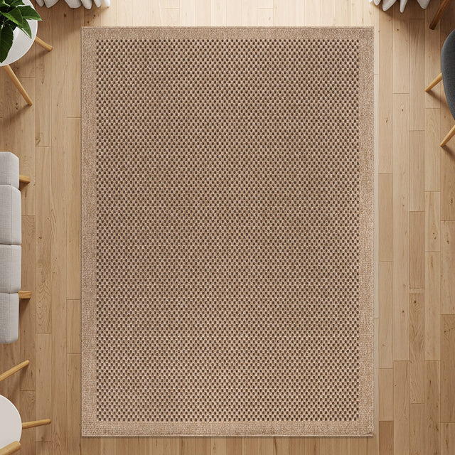 Fiora Natural 3 Jute-Look Rug | Pet-Friendly Texture - Ornate Home