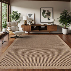 Fiora Natural 3 Jute-Look Rug | Pet-Friendly Texture - Ornate Home