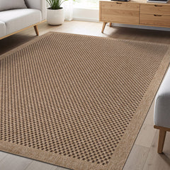 Fiora Natural 3 Jute-Look Rug | Pet-Friendly Texture - Ornate Home