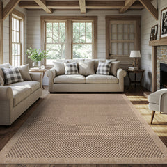 Fiora Natural 3 Jute-Look Rug | Pet-Friendly Texture - Ornate Home