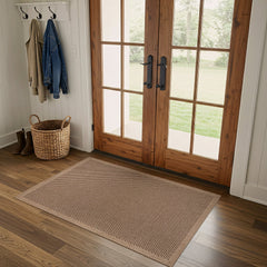 Fiora Natural 3 Jute-Look Rug | Pet-Friendly Texture - Ornate Home