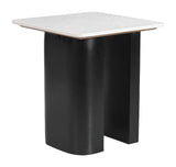 Fiora White & Black Side Table - Ornate Home