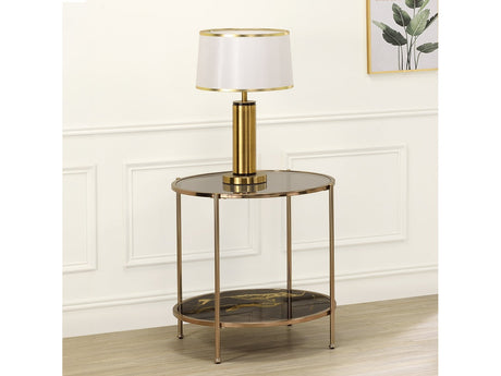 Fiorella Marble End Table - Ornate Home