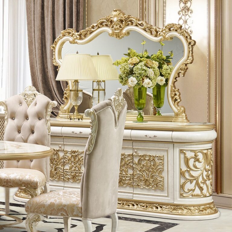 Fiori di Milano Ivory/Gold Buffet / HD-BUF903 - Ornate Home