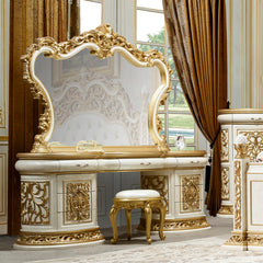 Fiori di Milano Ivory/Gold Highlights Dresser / HD-DR903 - Ornate Home