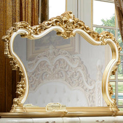 Fiori di Milano Ivory/Gold Highlights Mirror / HD-M903 - Ornate Home