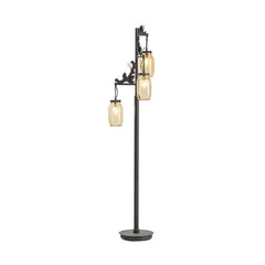 Fire Catcher Bronze Floor Lamp - Ornate Home