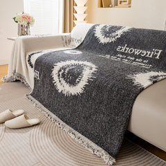 Fireworks Reversible Couch Cover Blankets Furniture Covers Washable Sectional Couch Covers - Ornate Home