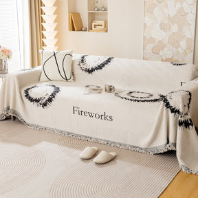 Fireworks Reversible Couch Cover Blankets Furniture Covers Washable Sectional Couch Covers - Ornate Home