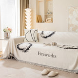 Fireworks Reversible Couch Cover Blankets Furniture Covers Washable Sectional Couch Covers - Ornate Home