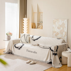 Fireworks Reversible Couch Cover Blankets Furniture Covers Washable Sectional Couch Covers - Ornate Home