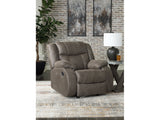First Base Gunmetal Recliner (Online Special Price) - Ornate Home