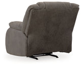 First Base Gunmetal Reclining Loveseat & 2 Recliners - Ornate Home