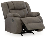 First Base Gunmetal Reclining Sofa, Loveseat and Recliner (Online Special Price) - Ornate Home