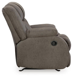 First Base Gunmetal Reclining Sofa and 2 Recliners - Ornate Home