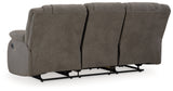 First Base Gunmetal Reclining Sofa and Recliner - Ornate Home
