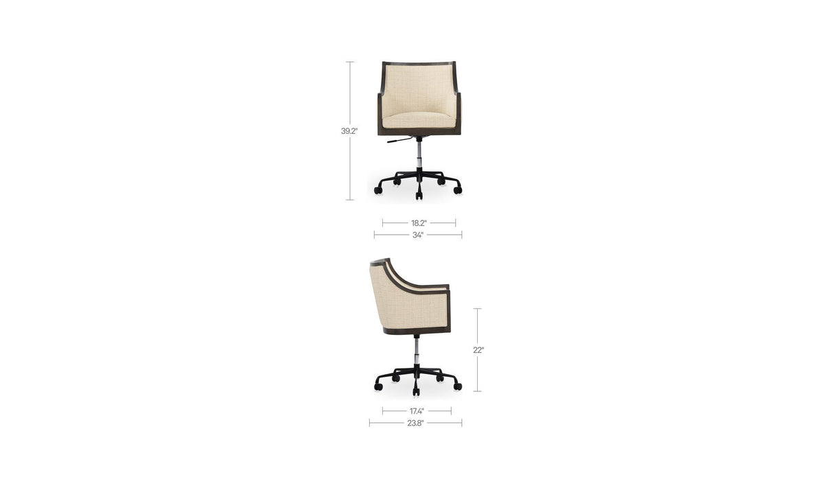 Firth Oat Office Chair - Ornate Home